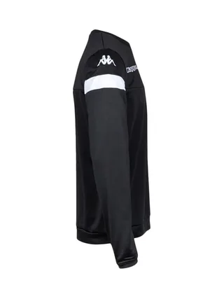 Sweat Noir Homme Kappa Lido 3