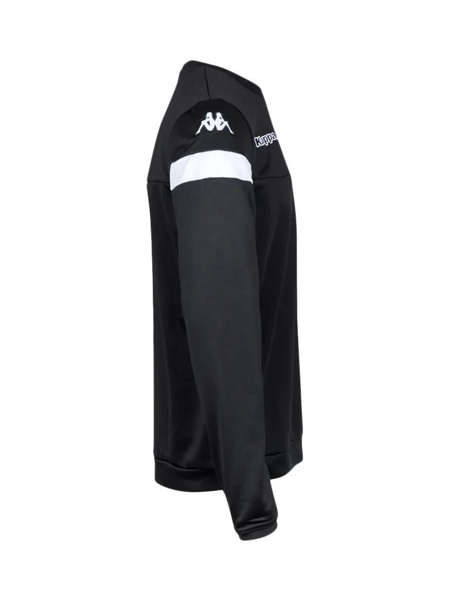 Sweat Noir Homme Kappa Lido 4