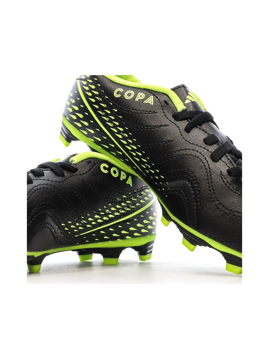 Chaussures de football Noires/Jaunes Garçon Adidas Copa Sense 7