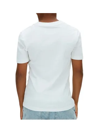 T-Shirt Bleu clair Garçon Calvin Klein Jeans Stacked 2
