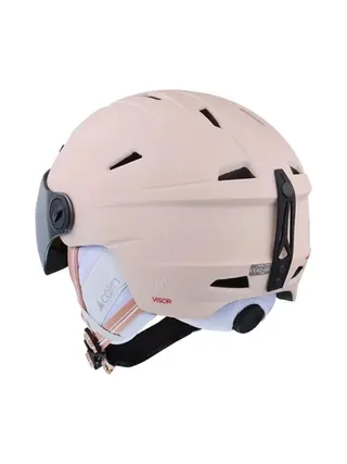 Casque de Ski Rose Femme Cairn Electron Visor 2