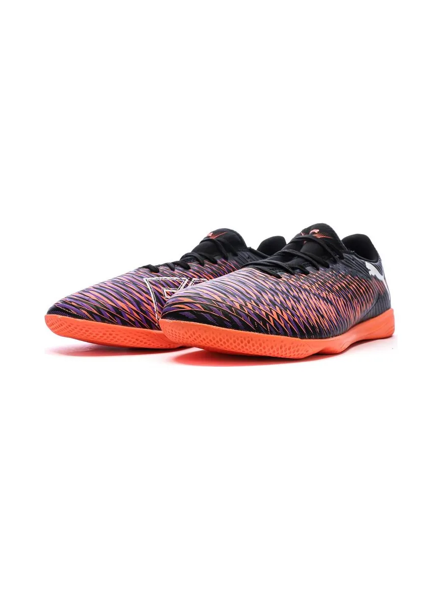 Chaussures de futsal Noir/Orange Homme Puma Future 8 Play It 7