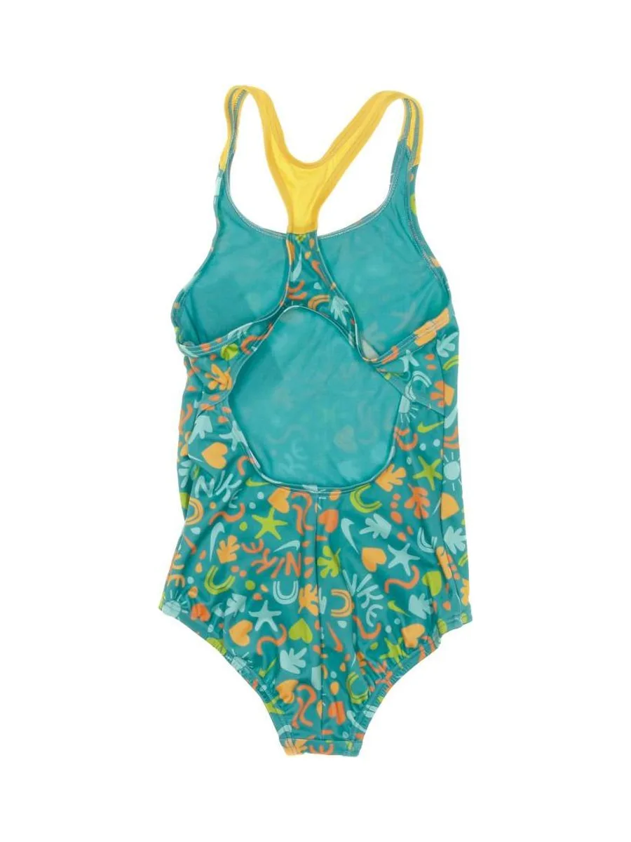 Maillot de bain Vert/Orange Fille Nike Racerback 3