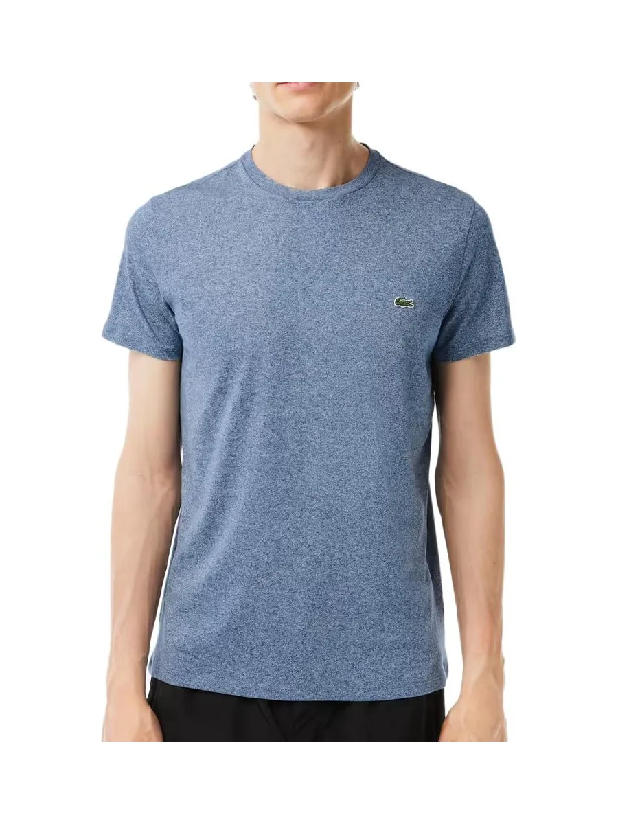 T-shirt Bleu Homme Lacoste TH6709-1GF 2