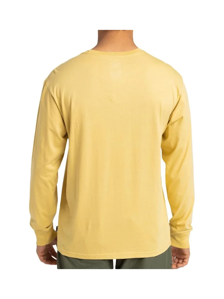T-Shirt Manches Longues Jaune Homme Billabong Stamp 3