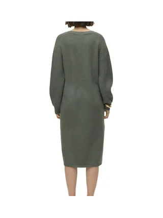 Robe Pull Verte Femme Vero Moda Enya 2