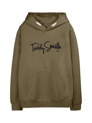 Sweat à Capuche Kaki Garçon Teddy Smith Sevry 1