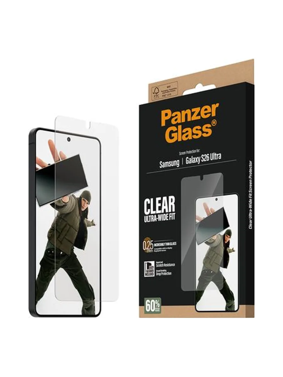 PanzerGlass ® Screen Protector Samsung Galaxy S26 Ultra | Ultra-Wide Fit w. EasyAligner 6