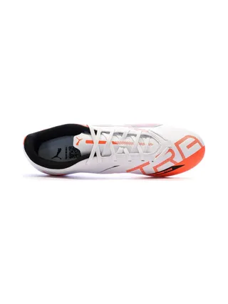 Chaussures de Foot Blanc/Orange Homme Puma Ultra 5 Play FG/AG 4