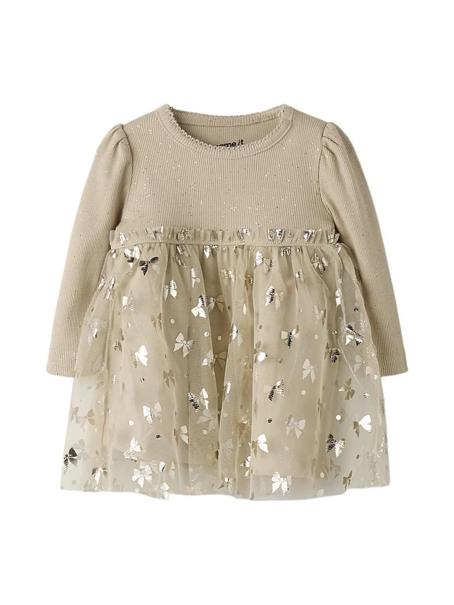 Robe Beige Fille Name it Frosally 2
