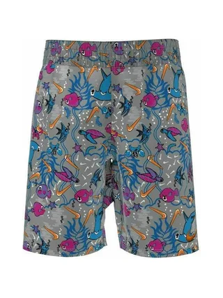 Short de bain Gris/Bleu Garçon Nike NESSC 1