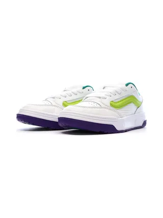 Baskets Blanches/Vertes Garçon Vans Hylane 6