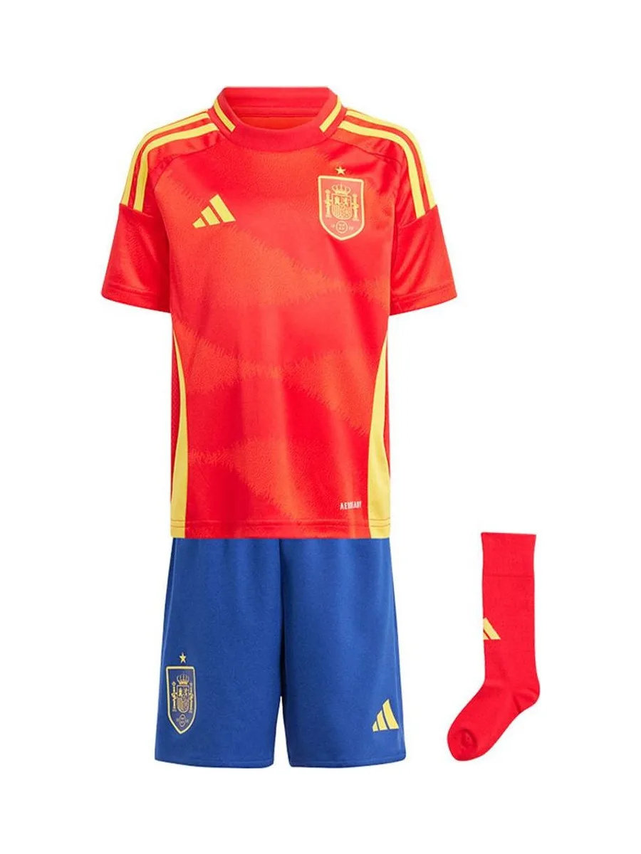 Espagne Ensemble Rouge/Bleu Garçon Adidas 24 1