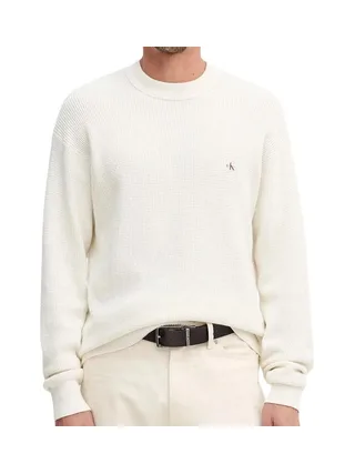 Pull Blanc Homme Calvin Klein 350terry Monog YAS 1