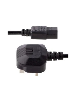 3m UK Power Cord - 3 Pin Mains Lead 3
