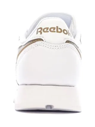 Baskets Blanc/Marron Femme Reebok Classic Leather 3