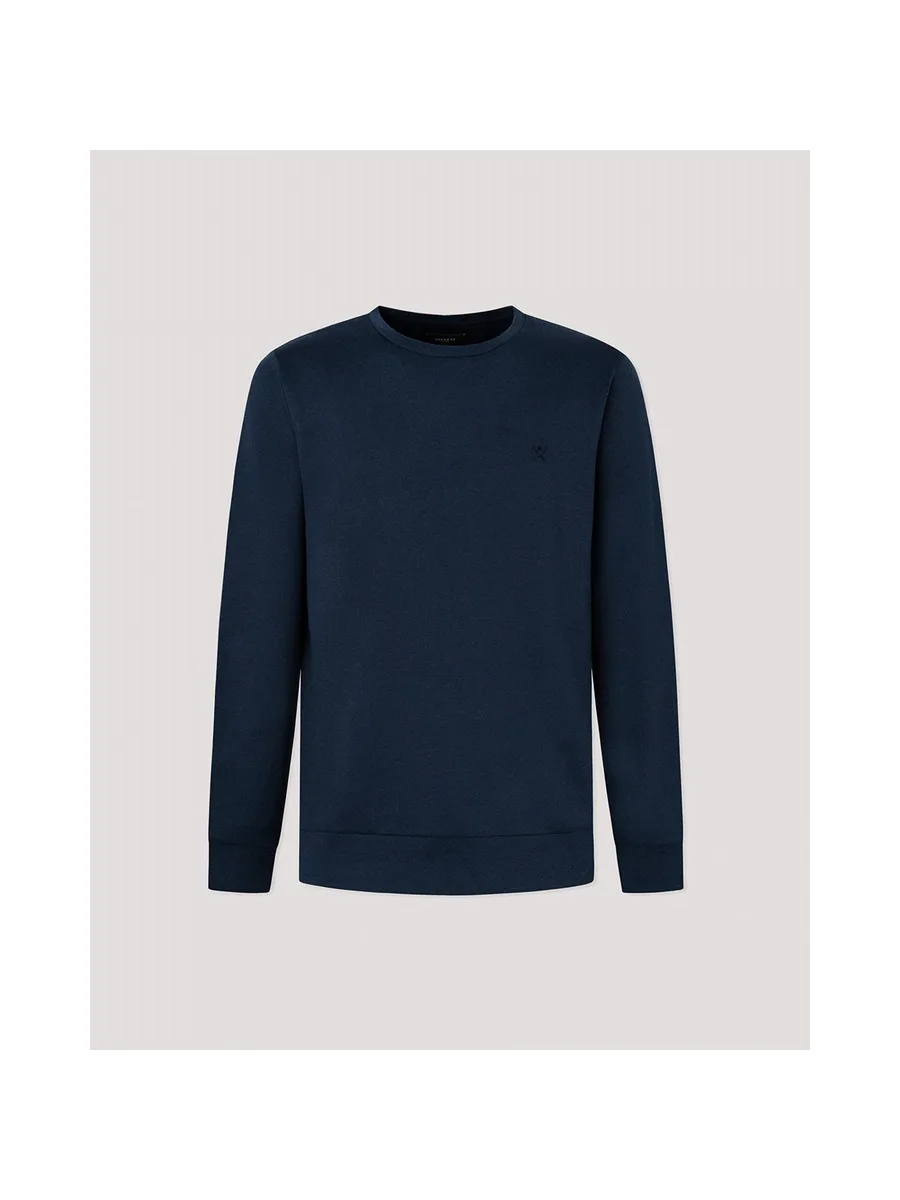 Sweat-shirt à col rond en maille double HACKETT 3