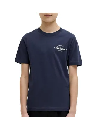 T-Shirt Marine Garçon Jack & Jones Brandon 1