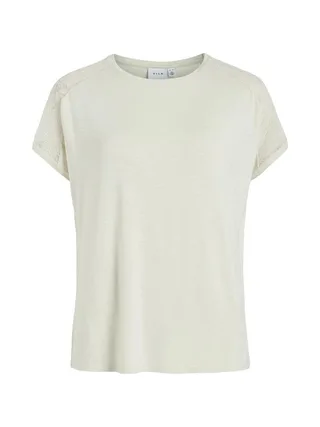 Top Beige Femme Vila Vipapsi 1