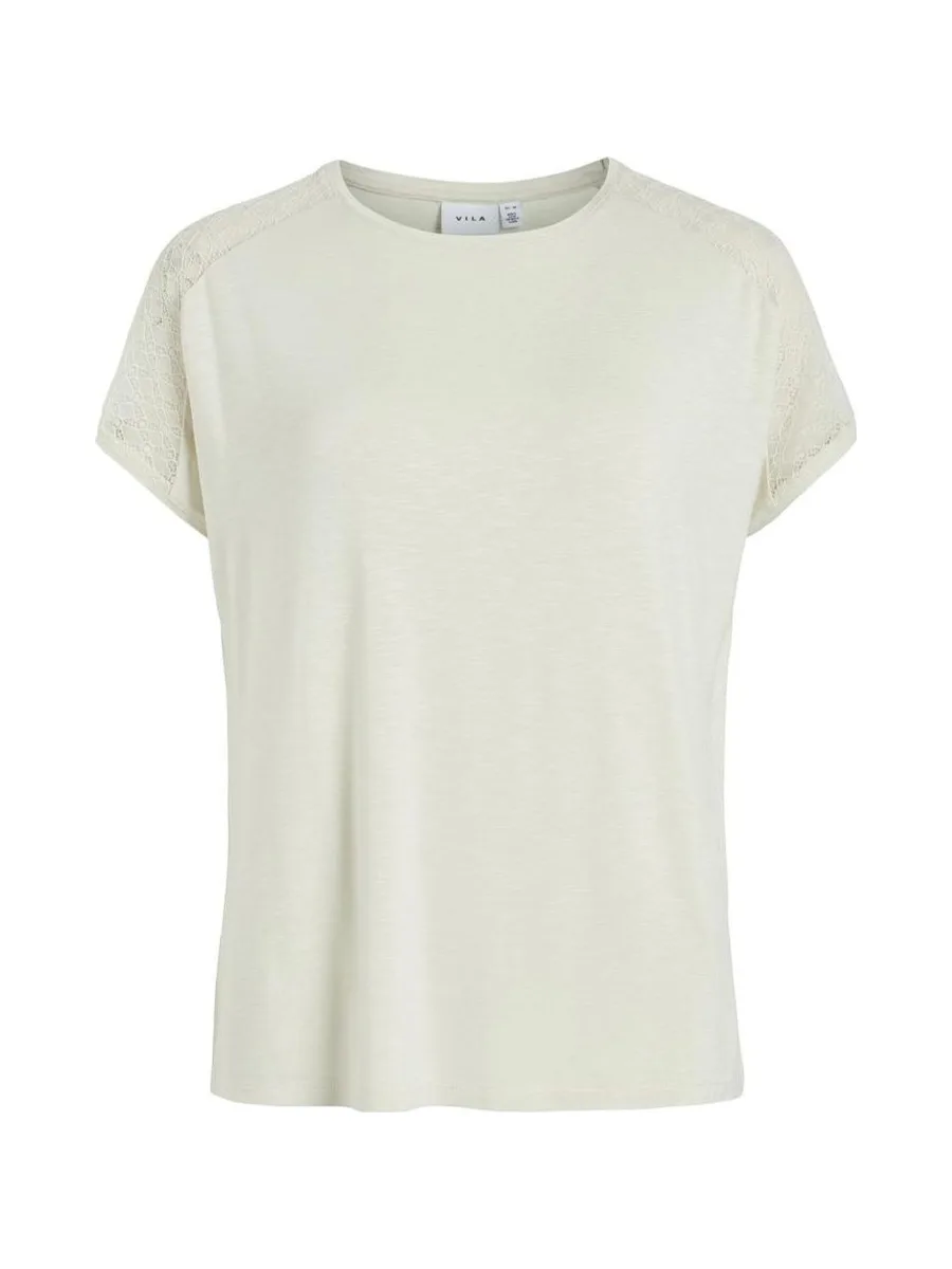 Top Beige Femme Vila Vipapsi 2