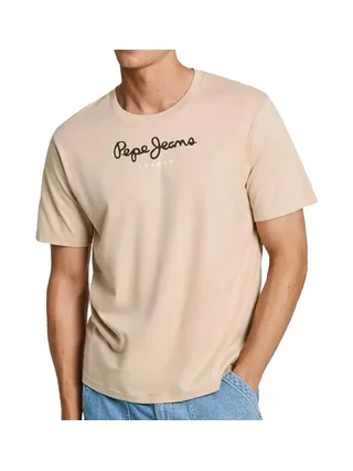 T-shirt Beige Homme Pepe jeans Eggo PM508208 1