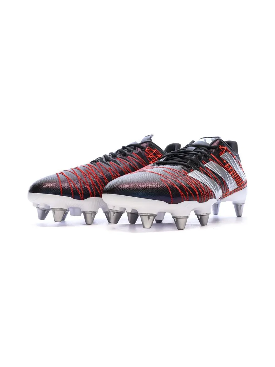 Chaussures de Rugby Noir/Rouge Adidas Kakari Z.1 SG 7