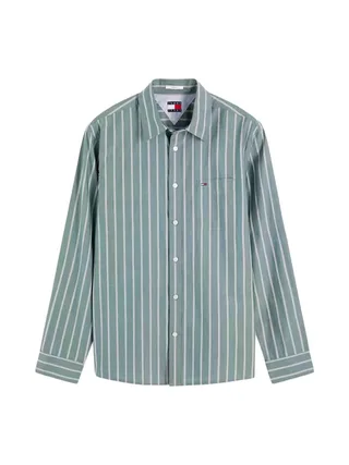 Chemise Verte Homme Tommy Hilfiger Poplin 3