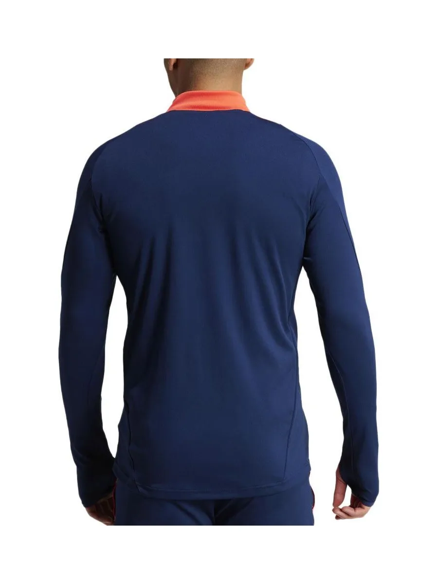 Manchester United Sweat Training 1/4 zip Marine Adidas Tiro 24 3
