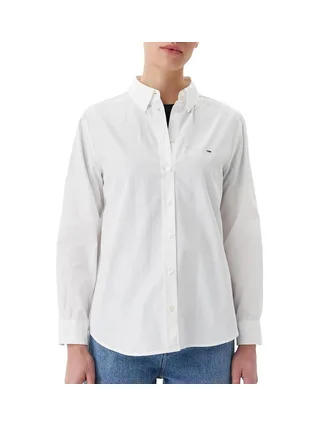 Chemise Rayure Blanche Femme Tommy Hilfiger Pinstripe 1