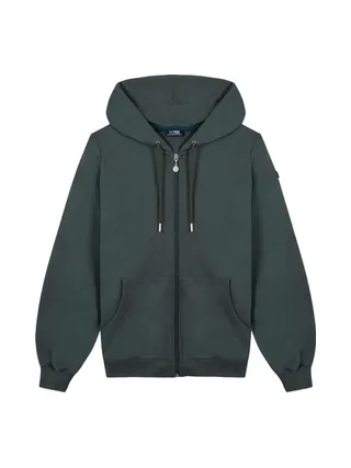 Sweat Zippé Vert Homme TBS DEBRA 1