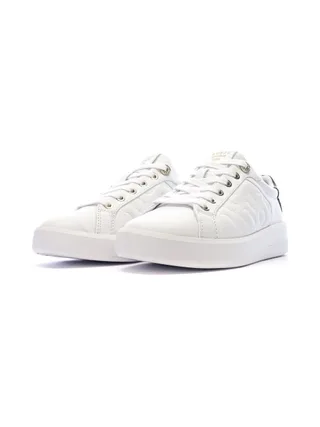 Baskets Blanc/Noir Femme Guess FLJRONFAL12 6