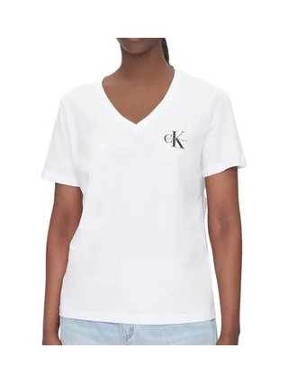 T-Shirt Noir Femme Calvin Klein Jeans LV047C906G 3