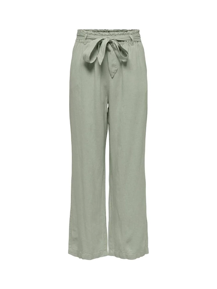 Pantalon Vert Femme JDY Linen 2