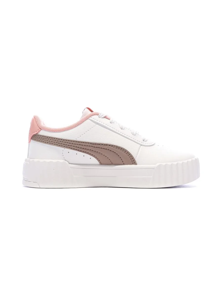 Baskets Blanc Fille Puma Carina 3.0 3
