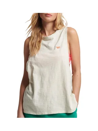 Débardeur Écru Femme Superdry Vintage Surf 1