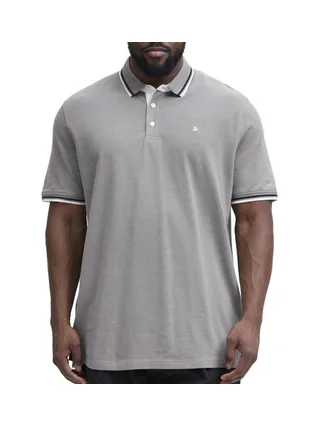 Polo Gris Homme Jack & Jones Paulos 1