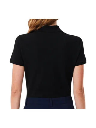 Polo Noir Femme Lacoste PF5462-031 2