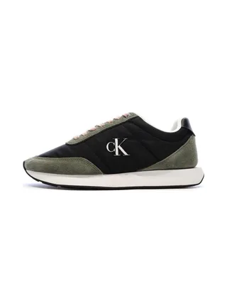 Baskets Noir/Vert Femme Calvin Klein Jeans Retro 1
