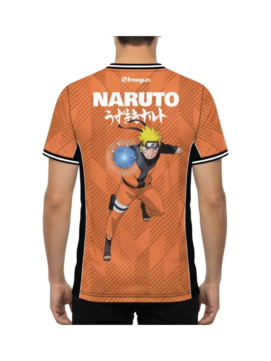 T-shirt Microfibre Orange homme Freegun Naruto Shippuden 3