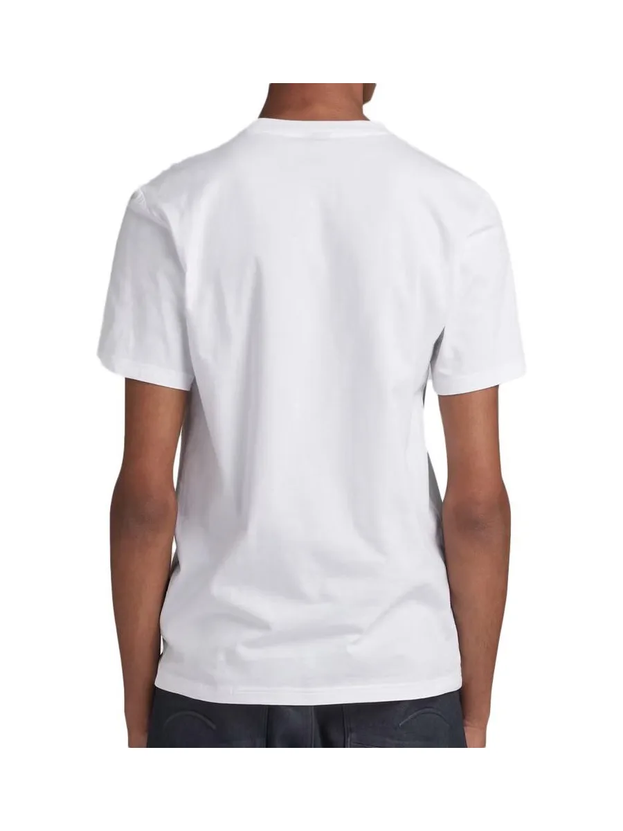 T-shirt Blanc Homme G-Star Raw Poem 3