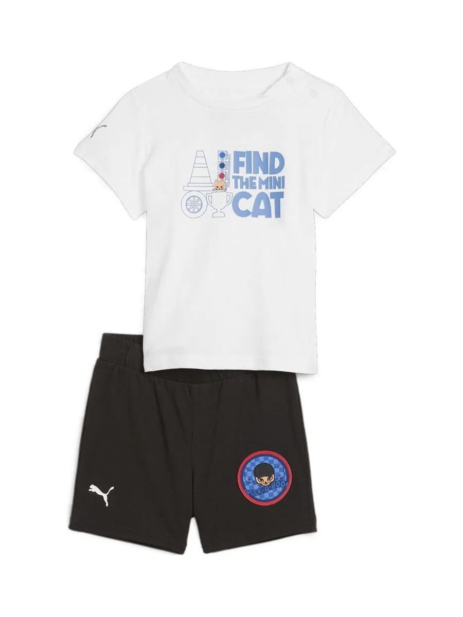 Ensemble Blanc/Noir Garçon Puma Toddler 1
