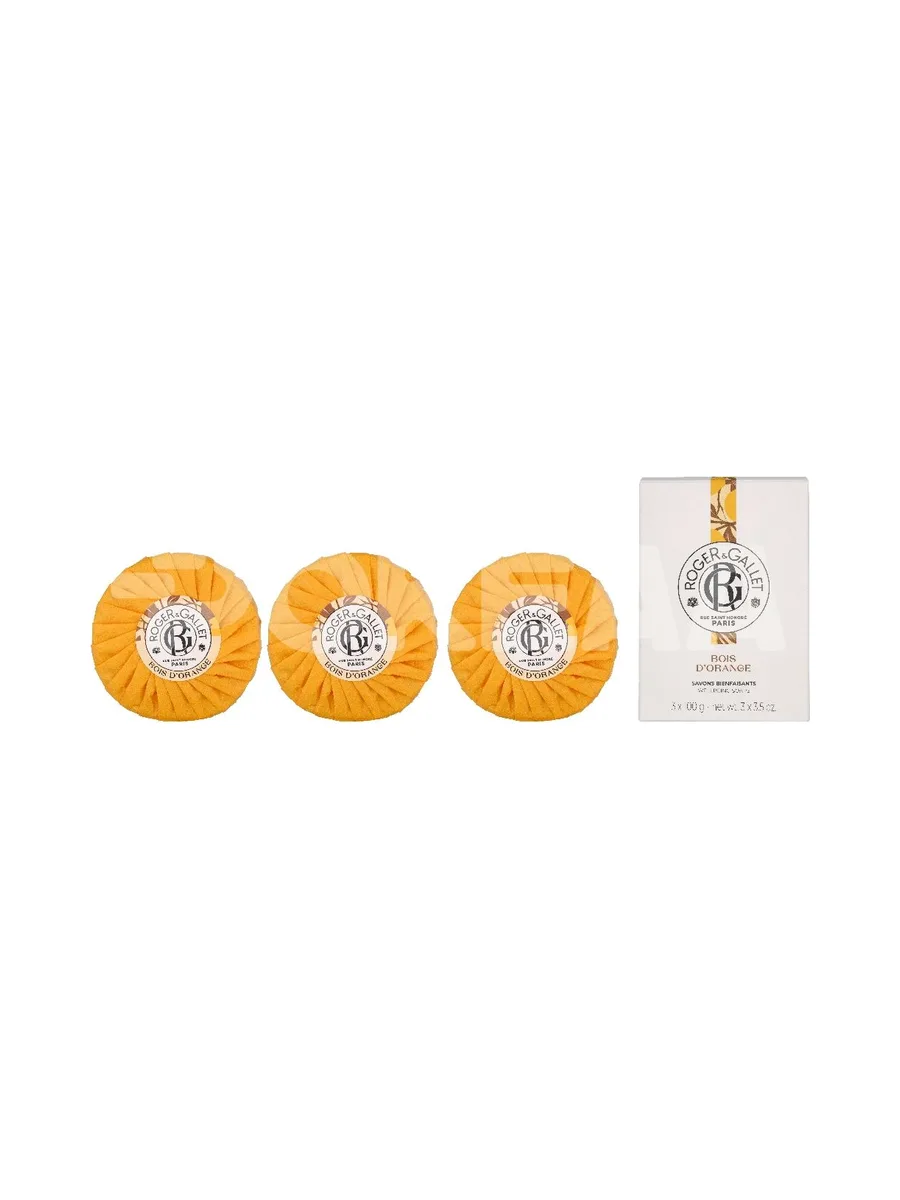 Roger & Gallet Bois D'Orange Soap Bar Set 300g - 3x100gr 1
