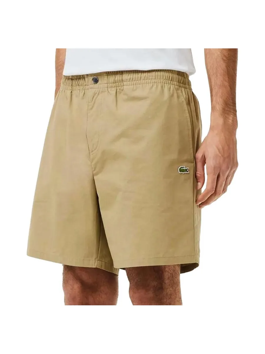 Short Beige Homme Lacoste Poplin 2