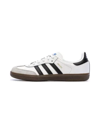 Baskets Adidas Samba Blanches Mixte Junior 1