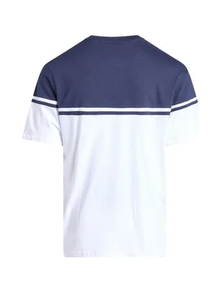 T-shirt Blanc/Marine Homme Fila Print 2