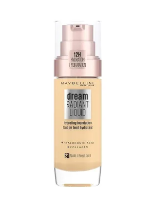 Fond de teint Dream Radiant Liquid Gemey Maybelline 21 Nude 1