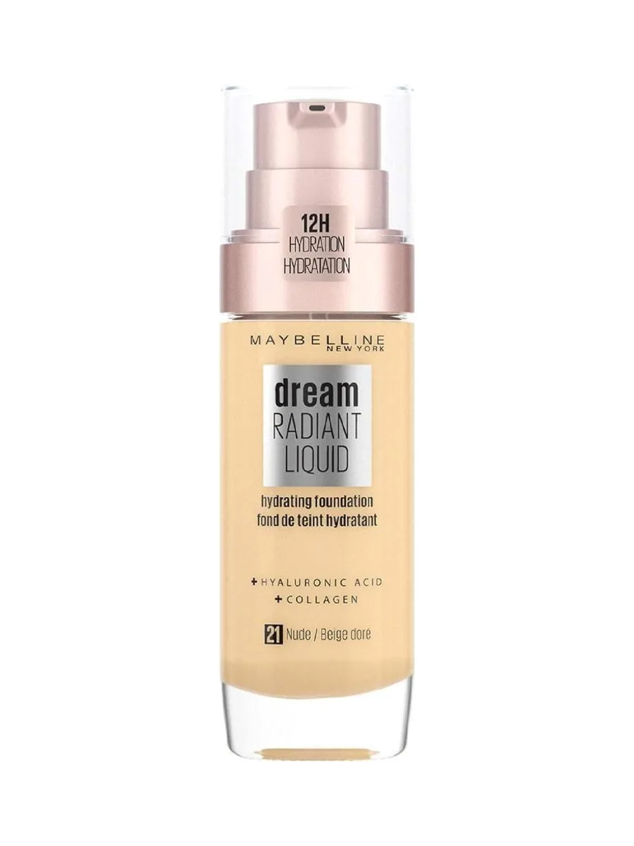 Fond de teint Dream Radiant Liquid Gemey Maybelline 21 Nude 2