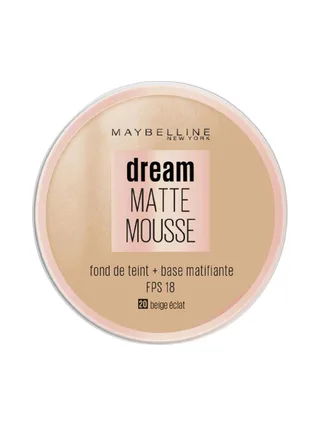 Fond de teint Dream Matte Maybelline New York Mousse FPS 18 1
