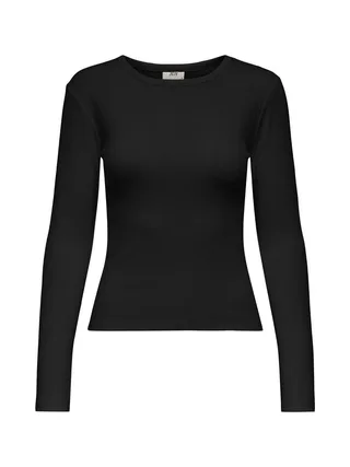 T-Shirt Manches Longues Noir Femme JDY Vaya 1
