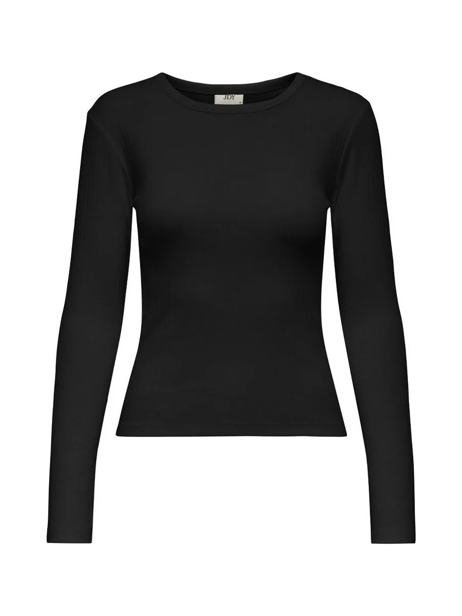T-Shirt Manches Longues Noir Femme JDY Vaya 2